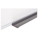 MasterVision Value Melamine Dry Erase Board, 48 x 72, White, Aluminum Frame