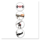 MasterVision Telescoping Tripod Display Easel, Adjusts 35" to 64" High, Metal, Silver