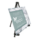 MasterVision Instant Table-Top Easel, 14.25" High, Black