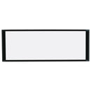 MasterVision Cubicle Workstation Dry Erase Board, 36 x18, Black Aluminum Frame