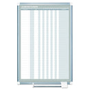 MasterVision In-Out Magnetic Dry Erase Board, 24x36, Silver Frame