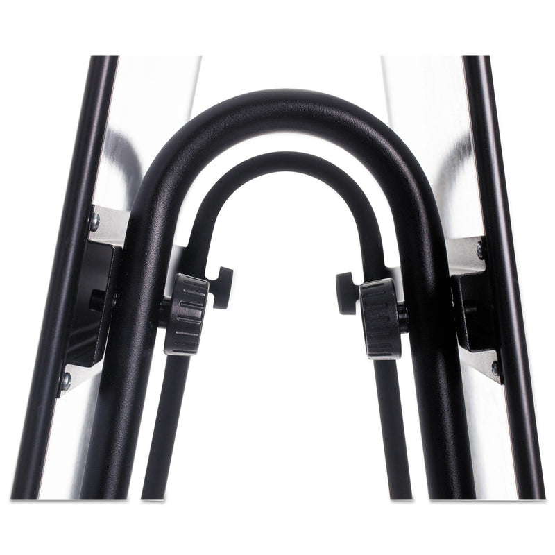 MasterVision Creation Station Dry Erase Board, 29 1/2 x 74 7/8, Black Frame