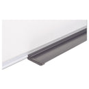 MasterVision Value Lacquered Steel Magnetic Dry Erase Board, 36 x 48, White, Aluminum Frame