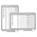 MasterVision In-Out Magnetic Dry Erase Board, 24x36, Silver Frame