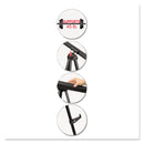 MasterVision Telescoping Tripod Display Easel, Adjusts 38" to 69" High, Metal, Black