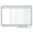 MasterVision In-Out Magnetic Dry Erase Board, 36x24, Silver Frame