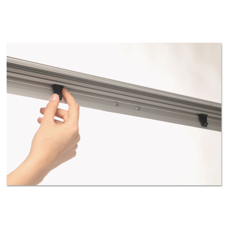 MasterVision Telescoping Tripod Display Easel, Adjusts 35" to 64" High, Metal, Silver