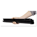 MasterVision Instant Easel, 61.5" High, Black, Steel, Heavy-Duty