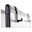 MasterVision Creation Station Magnetic Dry Erase Board, 29 1/2 x 74 7/8, Black Frame