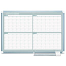 MasterVision 4 Month Planner, 36x24, Aluminum Frame