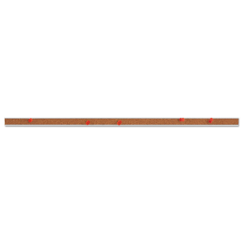 Universal Cork Bulletin Bar, Brown, 24 x 1