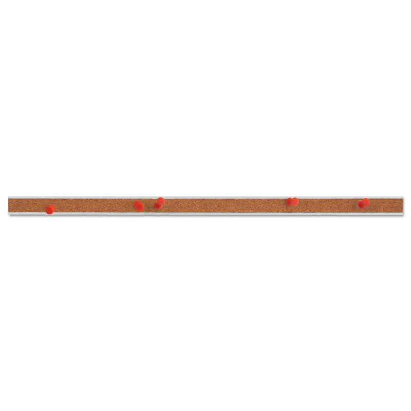 Universal Cork Bulletin Bar, Brown, 18 x 1