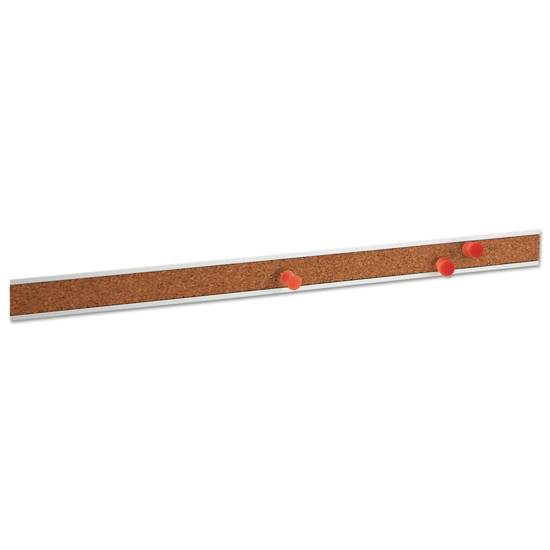 Universal Cork Bulletin Bar, Brown, 36 x 1