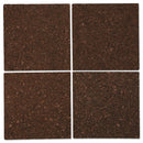 Universal Cork Tile Panels, Dark Brown, 12 x 12, 4/Pack