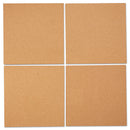 Universal Cork Tile Panels, Brown, 12 x 12, 4/Pack