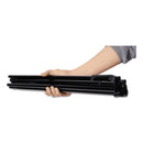 Universal Heavy-Duty Instant Setup Foldaway Easel, Adjusts 25" to 63" High, Aluminum, Black