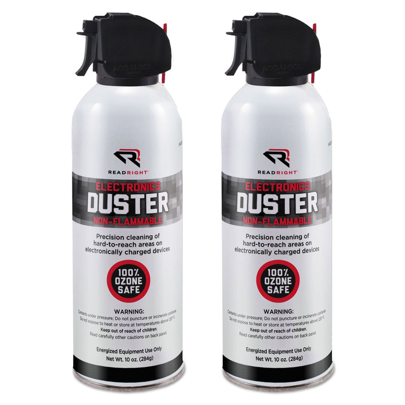 Read Right OfficeDuster Air Duster, 10 oz Can