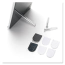 deflecto Interior Image Anti-Glare Sign Holder, Landscape, 8.5 x 2 Insert, Black/Silver