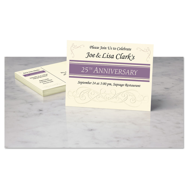 Avery Printable Postcards, Inkjet/Laser, 74 lb, 4.25 x 5.5, Ivory, 100 Cards, 4 Cards/Sheet, 25 Sheets/Box