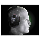3M PELTOR OPTIME 105 High Performance Ear Muffs H10A, 30 dB NRR, Black/Red