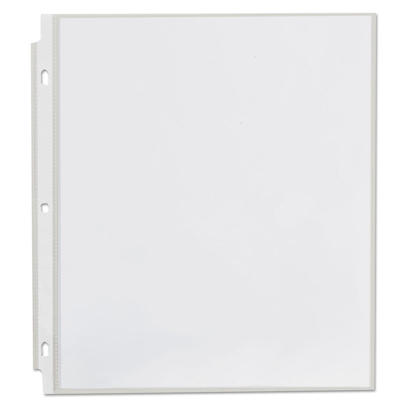 Universal Standard Sheet Protector, Standard, 8.5 x 11, Clear, Non-Glare, 100/Box