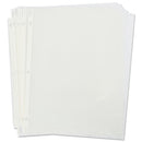Universal Standard Sheet Protector, Standard, 8.5 x 11, Clear, Non-Glare, 100/Box