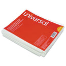 Universal Top-Load Poly Sheet Protectors, Heavy Gauge, Clear, 50/Pack