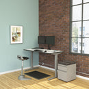 Alera Pedestal File Seat Cushion, 14.88 x 19.13 x 2.13, Smoke