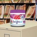 BRIGHT Air Super Odor Eliminator, Wild Raspberry and Pomegranate, 14 oz Jar, 6/Carton