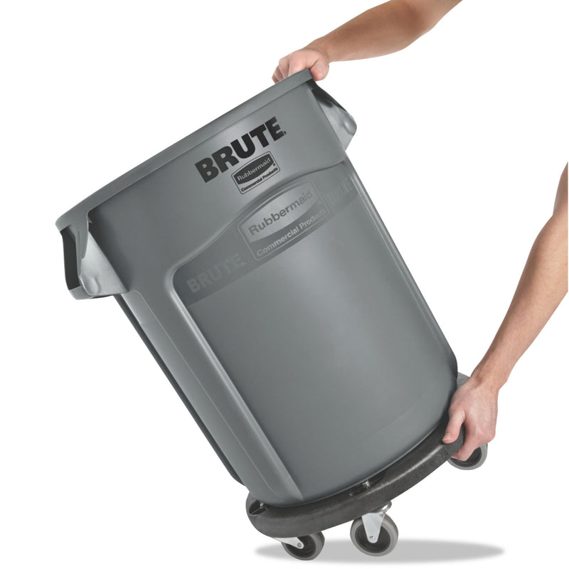 Rubbermaid Round Brute Container, Plastic, 20 gal, Gray