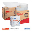 WypAll L20 Towels, POP-UP Box, 4-Ply, 9.1 x 16.8, White, 88/Box, 10/Carton