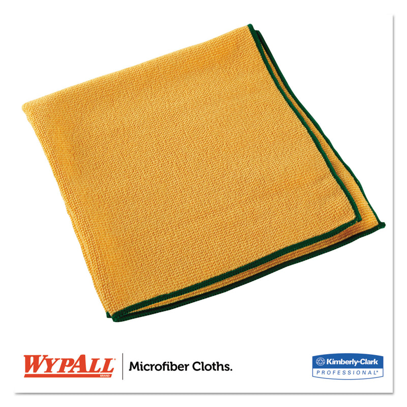 WypAll Microfiber Cloths, Reusable, 15.75 x 15.75, Yellow, 6/Pack