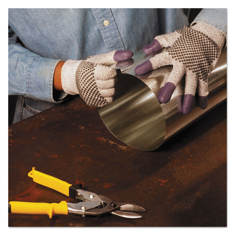 KleenGuard G60 Purple Nitrile Gloves, 230 mm Length, Medium/Size 8, Black/White, Pair