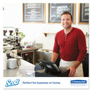 Scott 1/8-Fold Dinner Napkins, 2-Ply, 17 x 14 63/100, White, 300/Pack, 10 Packs/Carton