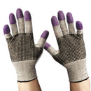 KleenGuard G60 Purple Nitrile Gloves, 230 mm Length, Medium/Size 8, Black/White, Pair