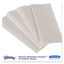 Kleenex Premiere Folded Towels, 7.8 x 12.4, White, 120/Pack, 25 Packs/Carton