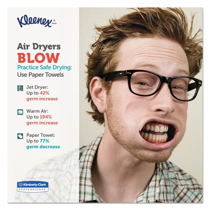 Scott Essential 100% Recycled Fiber Hard Roll Towel, 1.5" Core, 8" x 800 ft, White, 12/Carton