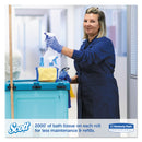 Scott Essential JRT Extra Long Bathroom Tissue, Septic Safe, 2-Ply, White, 3.55" x 2,000 ft, 6 Rolls/Carton