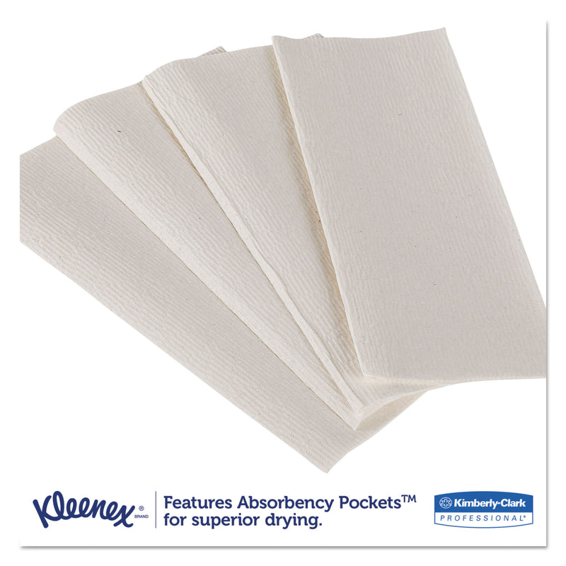 Kleenex Premiere Folded Towels, 9.4 x 12,4, White, 120/Pack, 25 Packs/Carton