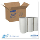 Scott Essential 100% Recycled Fiber Hard Roll Towel, 1.5" Core, 8" x 800 ft, White, 12/Carton