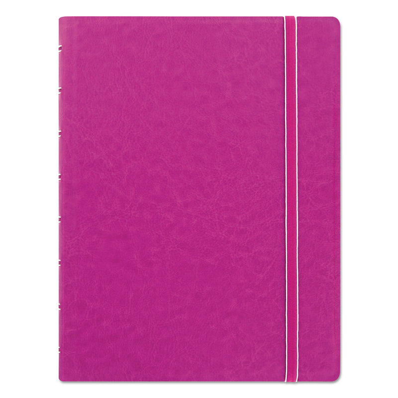 Filofax Notebook, 1 Subject, Medium/College Rule, Fuchsia Cover, 8.25 x 5.81, 112 Sheets
