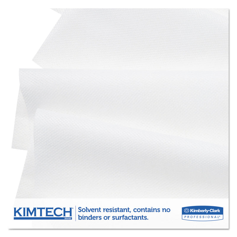 Kimtech SCOTTPURE Wipers, 1/4 Fold, 12 x 15, White, 100/Box, 4/Carton