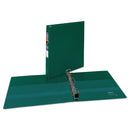 Avery Heavy-Duty Non-View Binder with DuraHinge and One Touch EZD Rings, 3 Rings, 1" Capacity, 11 x 8.5, Green
