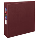 Avery Heavy-Duty Non-View Binder with DuraHinge and Locking One Touch EZD Rings, 3 Rings, 3" Capacity, 11 x 8.5, Maroon
