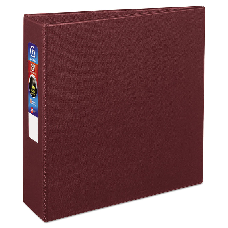 Avery Heavy-Duty Non-View Binder with DuraHinge and Locking One Touch EZD Rings, 3 Rings, 3" Capacity, 11 x 8.5, Maroon