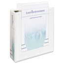 Avery Heavy-Duty Non Stick View Binder with DuraHinge and Slant Rings, 3 Rings, 3" Capacity, 11 x 8.5, White, (5604)