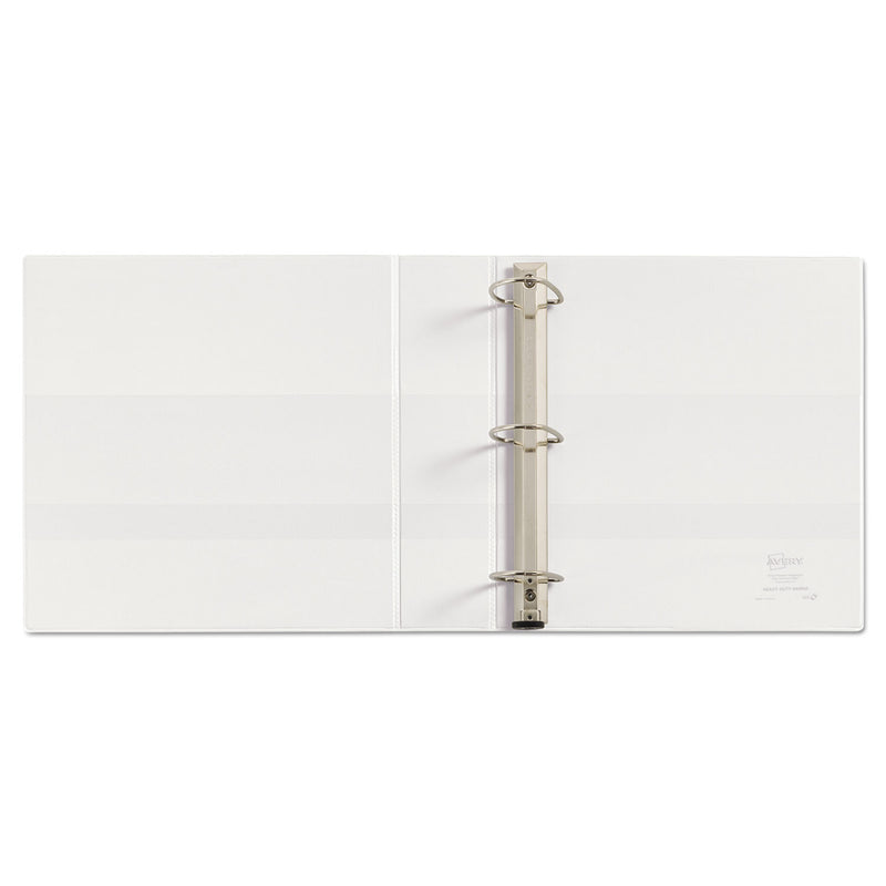Avery Heavy-Duty View Binder with DuraHinge and One Touch EZD Rings, 3 Rings, 2" Capacity, 11 x 8.5, White