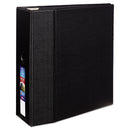Avery Heavy-Duty Non-View Binder with DuraHinge, Locking One Touch EZD Rings and Thumb Notch, 3 Rings, 5" Capacity, 11 x 8.5, Black