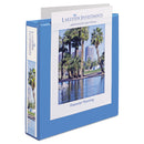 Avery Heavy-Duty Non Stick View Binder with DuraHinge and Slant Rings, 3 Rings, 1.5" Capacity, 11 x 8.5, Light Blue, (5401)