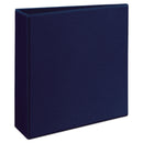 Avery Heavy-Duty View Binder with DuraHinge and Locking One Touch EZD Rings, 3 Rings, 3" Capacity, 11 x 8.5, Navy Blue